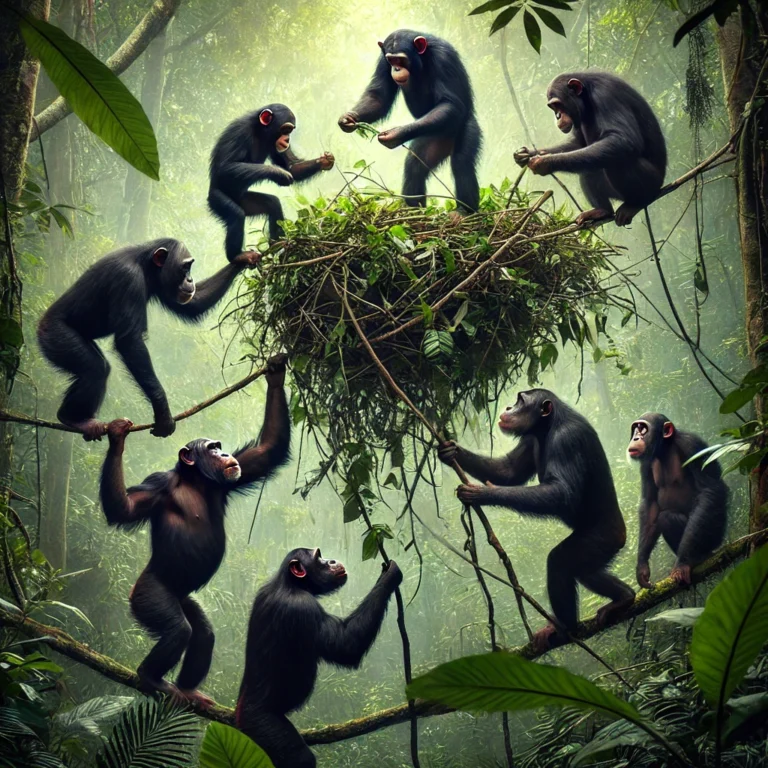 Hoe chimpansees samenwerken om te overleven